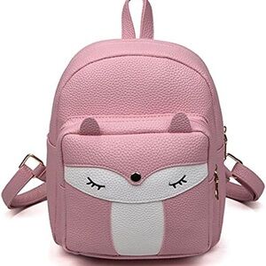Adorable Pink Fox Backpack